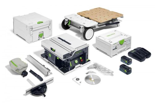 Festool Akkus asztali körfűrész CSC SYS 50 EBI-Set