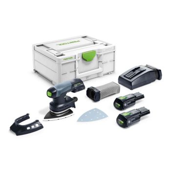  Festool Akkus deltacsiszoló DTSC 400 3,0 I-Plus + ajándék kapcsozógép/szegezőgép