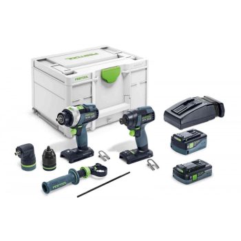   Festool Fúró és csavarbehajtó készlet TID 18 5,0/4,0-Set TPC 18/4 