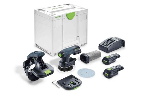 Festool Akkus élcsiszoló ES-ETSC 125 3,0 I-Plus + ajándék kapcsozógép/szegezőgép