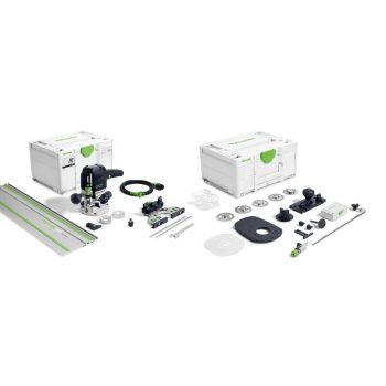   Festool Felsőmaró OF 1010 REBQ-FS-Set +ajándék kapcsozógép/szegezőgép