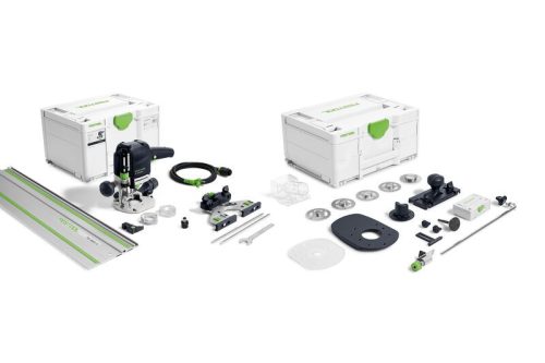 Festool Felsőmaró OF 1010 REBQ-FS-Set +ajándék kapcsozógép/szegezőgép