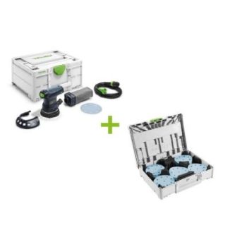   Festool ETS 125 REQ GR-SYS P excentercsiszoló + ajándék Granat Systainer D125