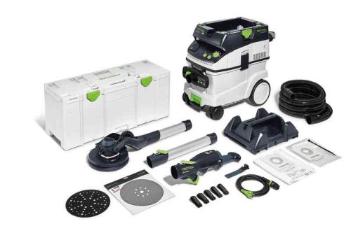 Festool Hosszúszárú falcsiszoló- és elszívókészlet LHS 2 225/CTL 36-Set PLANEX +ajándék 25 db csiszolópaír tetszőleges szemcsével