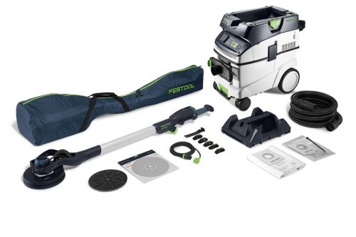 Festool Hosszú szárú falcsiszoló- és elszívókészlet PLANEX LHS 2-M 225 EQ/CTL 36-Set +ajándék 25 db csiszolópaír tetszőleges szemcsével