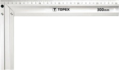 Topex Derékszög 300x175mm Alumínium