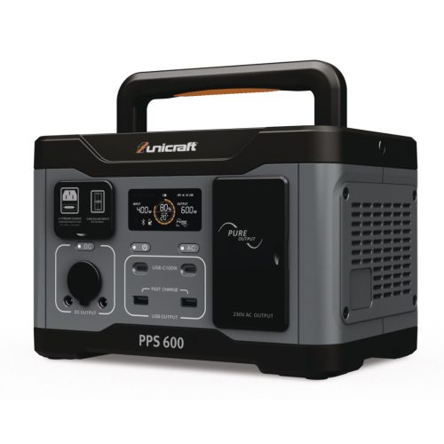Unicraft PPS 600 Hordozható akkumulátoros energiatároló áramforrás