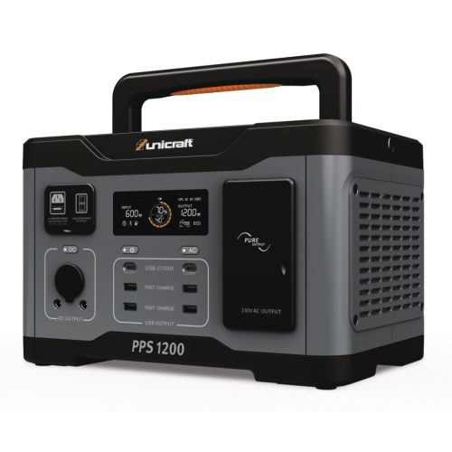 Unicraft PPS 1200 Hordozható akkumulátoros energiatároló áramforrás