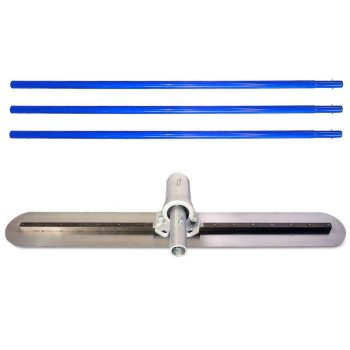 BETONTROWEL kézi betonlehúzólap szett (acél, 120cm)