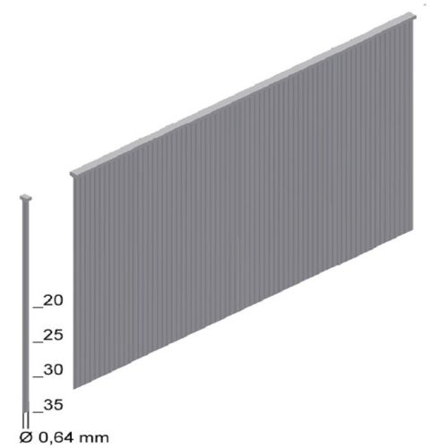 PREBENA ALK20CLS acélból tűszeg 9600 db