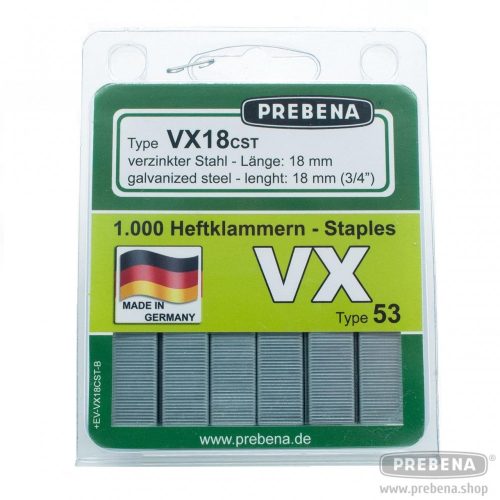 PREBENA Bliszter kapocs VX12CST 1000 db