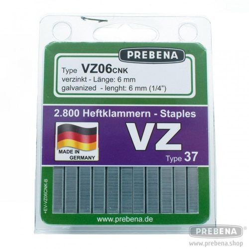 PREBENA Bliszter kapocs VZ06CNK 2800 DB