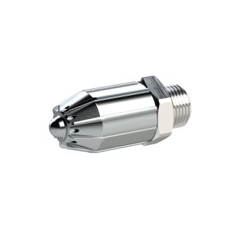    Zajmentes kerek fúvóka, M12x1,25, cink, alumínium, a fúvóka külső átmérője ø 17 mm