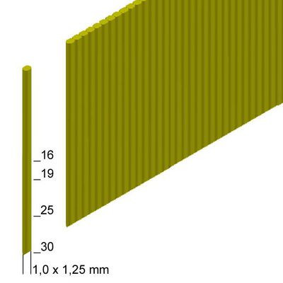 PREBENA GA16CNKHA tűszeg acél 10000db