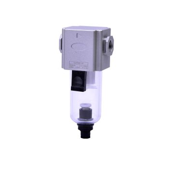    »GA-mini« szűrő, PC-tartályral, 5 µm, BG 200, G1/4, lefolyó: HA