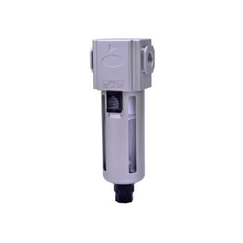    GA szűrő, PC tartály, védőkosár, 5 µm, BG 300, G 1/2, lefolyó: HA