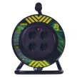 EMOS Kábeldob 25 m / 4 aljzat / fekete / PVC / 230 V / 1,5 mm2