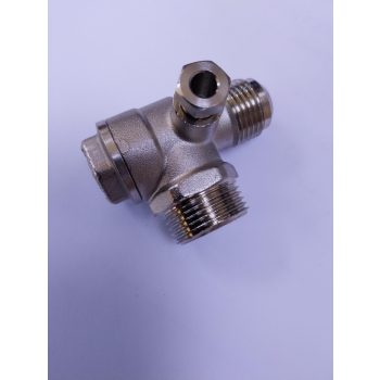 Visszacsapó szelep 3/4" -1/2" KK horganyzott réz
