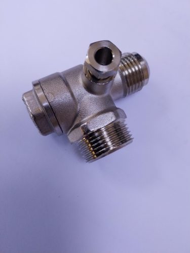Visszacsapó szelep 3/4" -1/2" KK horganyzott réz