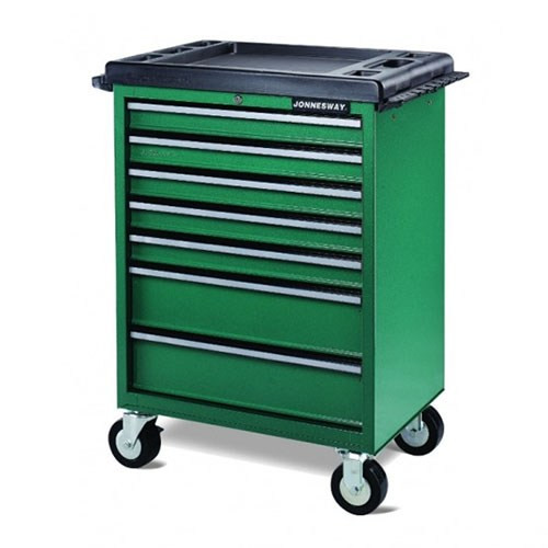 Jonnesway Teljesen felszerelt szerszámos szekrény 7 fiókkal 156 részes