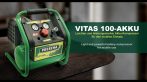    Akkumulátoros kompresszor Prebena VITAS 100-AKKU  (akkuval, töltővel)
