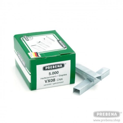 PREBENA VX08CNK acél kapocs 5000db