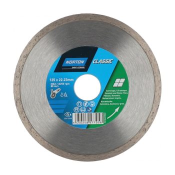 Norton Classic Ceramic & Porcelain Tiles gyémánt vágókorong Ø115–180 mm