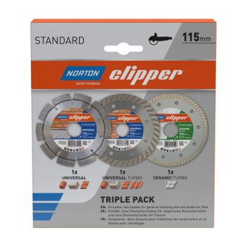 Norton Clipper Standard Triple Pack gyémánt vágókorong