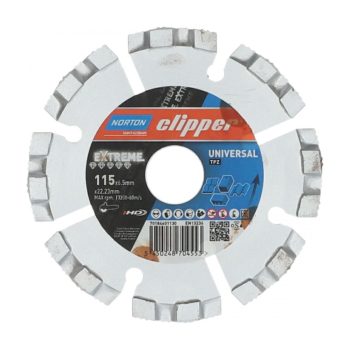 Norton Clipper Extreme Universal TP-Z gyémánt vágókorong Ø115–125 mm