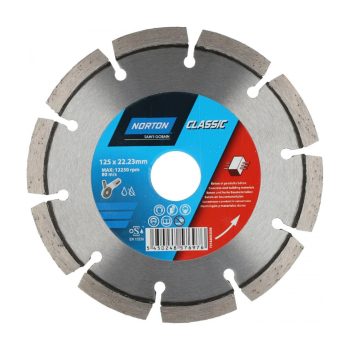 Norton Classic Concrete & Reinforced Concrete gyémánt vágókorong Ø115–230 mm