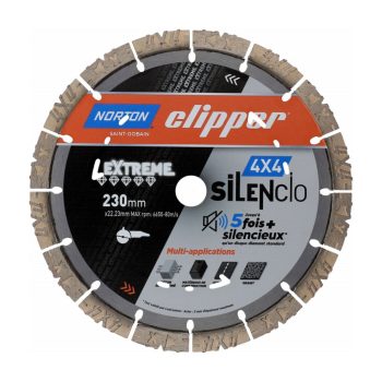 Norton Clipper Extreme 4X4 Silencio gyémánt vágókorong Ø125–350 mm
